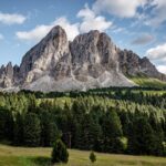 Berg aus Granitstein