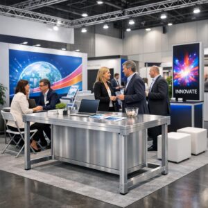 Mehr über den Artikel erfahren Was einen erfolgreichen Messeauftritt ausmacht – Planung, Ausstattung und Mobilität