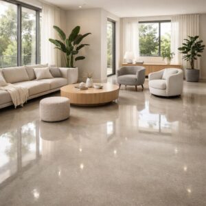 Mehr über den Artikel erfahren Fugenlose Böden, die Räume neu definieren – Entdecken Sie den Unterschied