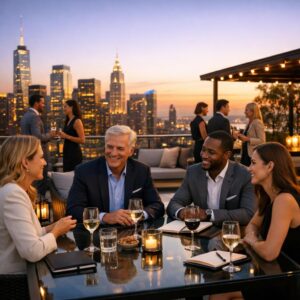 Mehr über den Artikel erfahren Geschäftliche Treffen in der Skyline: So wird Ihr Abend unvergesslich